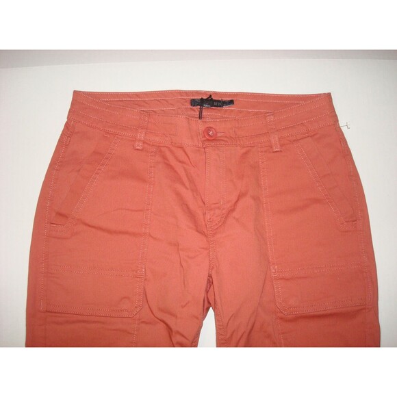 Womens 8 New NWT Orange Hike Shorts Pocket Long UPF 40 Trail Elle Prana Knicker - Picture 4 of 7